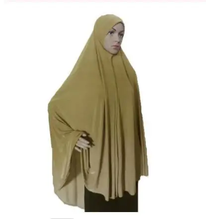 Новый популярный дизайн дышащие Однотонные эластичные шарфы шали для мусульманских женщин мгновенный хиджаб