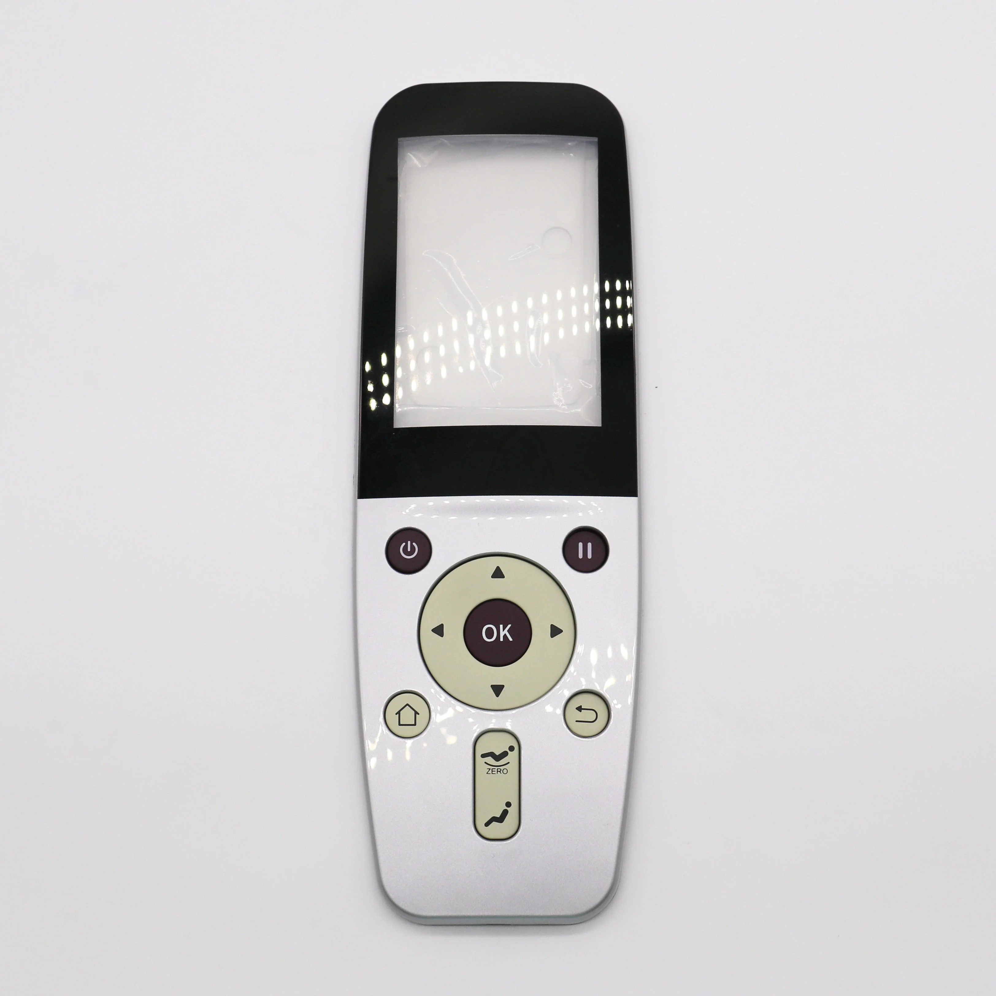 silicone rubber backlight hand press push button keypad and PC keycap