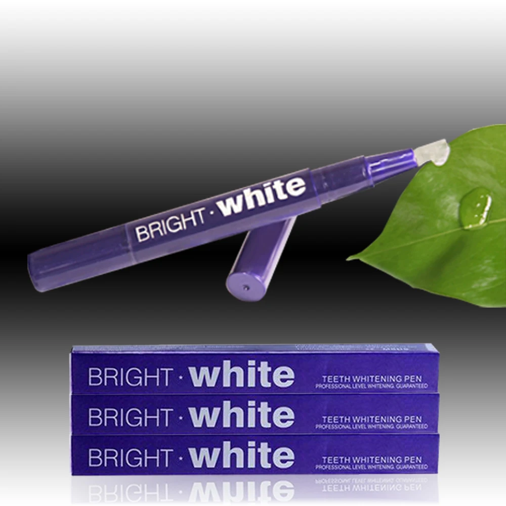 OEM private label logo carbamide peroxide instant dazzling bright whiten bright white teeth whitening pen
