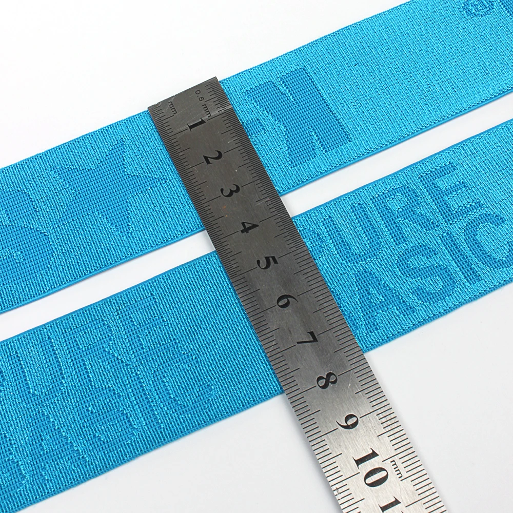 Soft Waist Custom Logo Underwear Boxer Shorts Elastic Waistband Jacquard Elastic Band for yoga belt sports bra underwear elastic