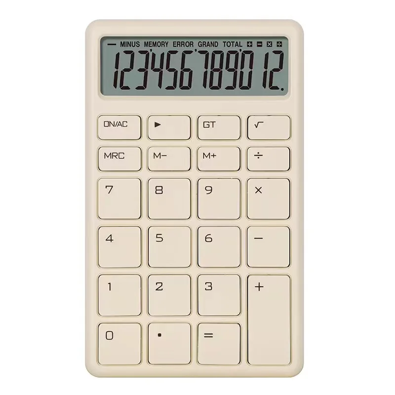 Wholesale 12 Digits simple fashion cute compact office Portable calculator mini Business Office scientific calculator