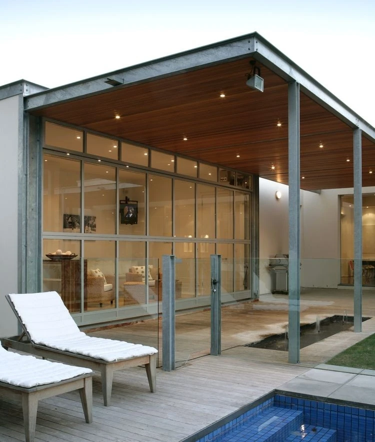 Deda Commercial Grade Glass Bi Folding Garage Doors Of Aluminum In China glass sectional garage door