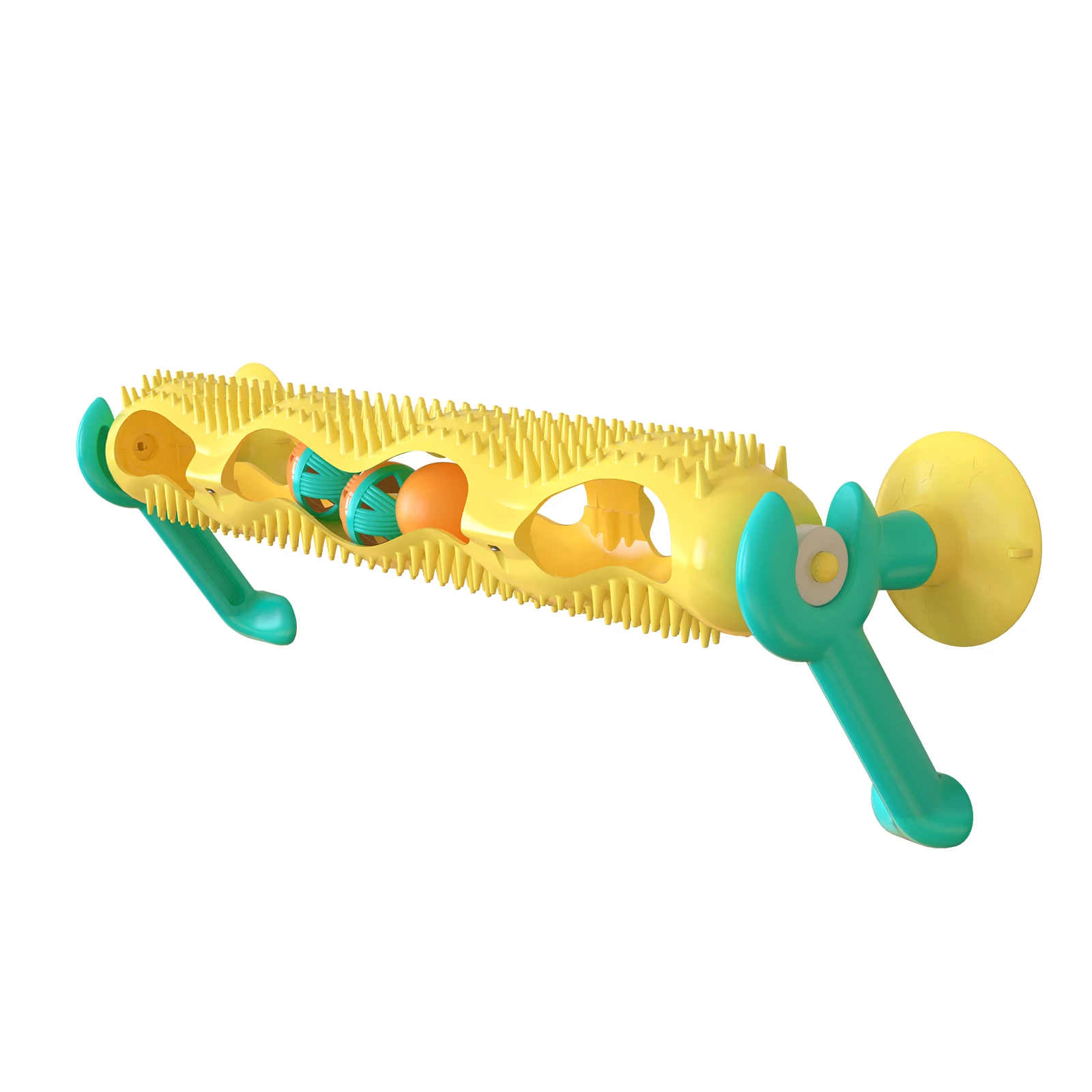 New cat climbing interactive scratching post rotating track with turntable tunnel roller ball orbital funny ball pet cat dog Toy