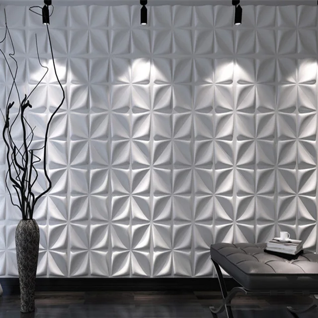 Various Colors Indoor Decorative Wallpaper luxury PVC 3D Wall Panel TV Background Wall Board With Cheapest Price