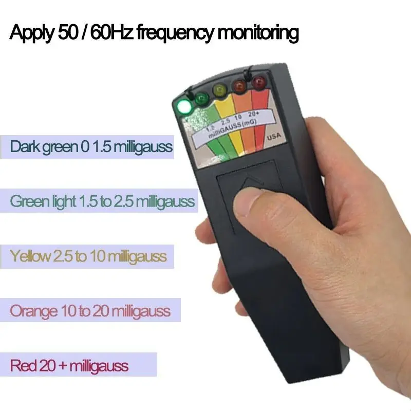Emf Meter Detector Led Magnetic Field Detector Ghost Hunting Paranormal Equipment Ghost Hunter Device
