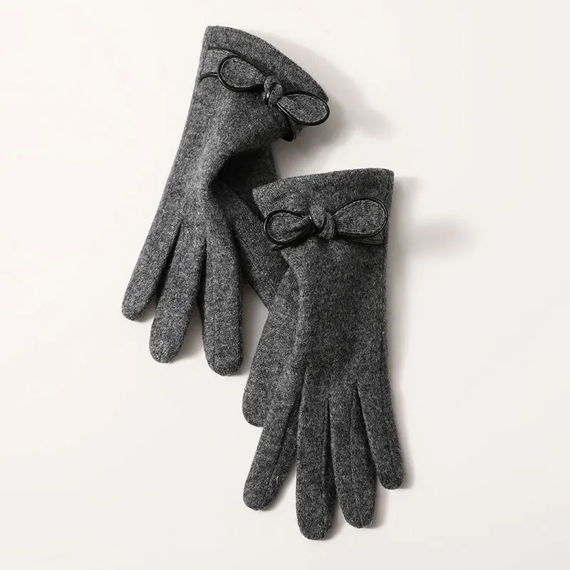 Classic Winter Fashion Wool Women Gloves Cashmere New Style Gloves