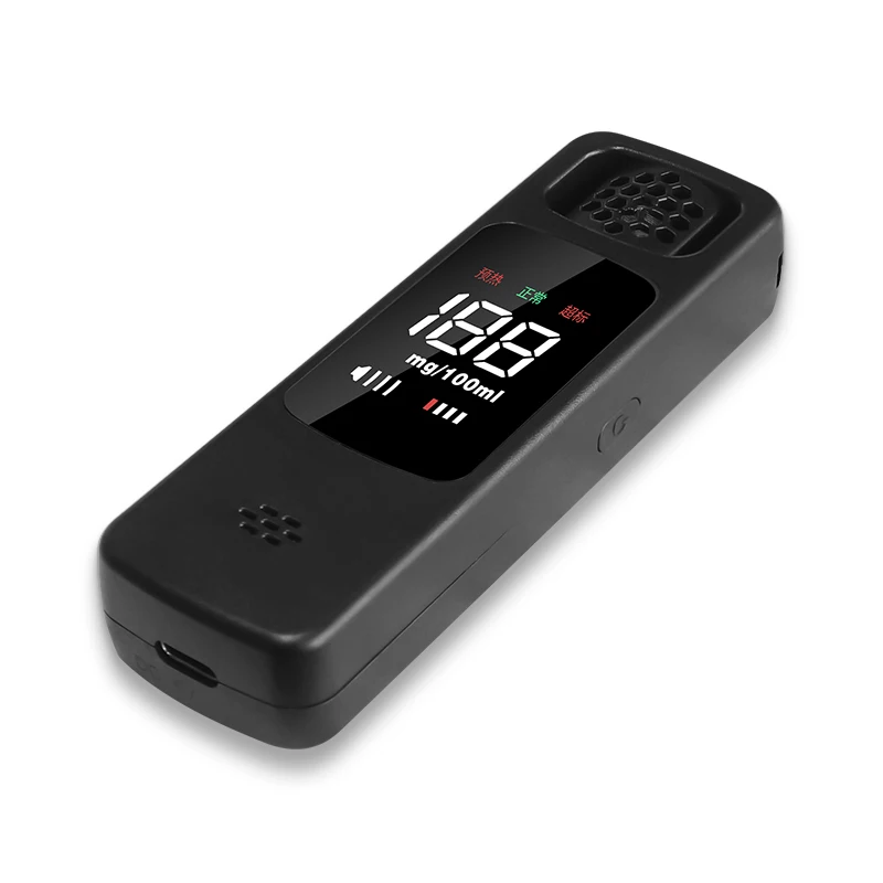 Лидер продаж цифровой электронный алкотестер перезаряжаемый от USB