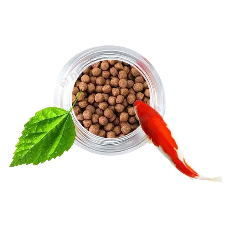Organic Koi Fish Food for Aquarium High-Protein Grain-Free Shrimp-Taste for Adults Kittens Puppies and Tropical Fish