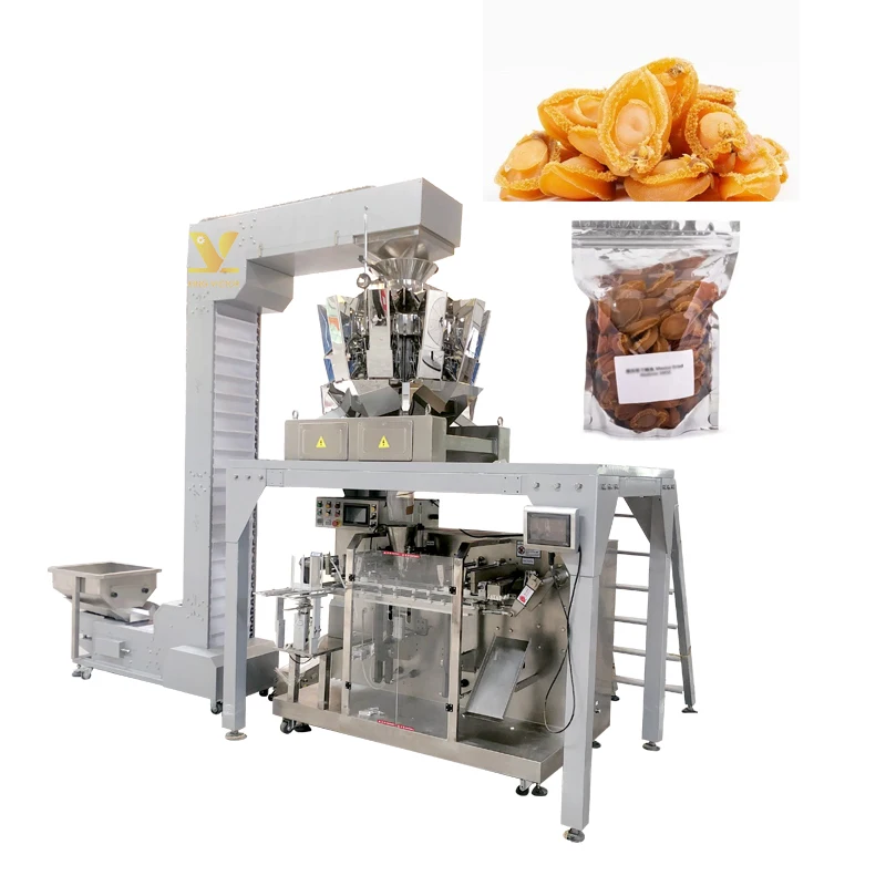 KV automatic Dried Abalone doypack packing machine price