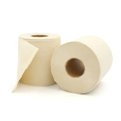 Free Sample Bamboo Pulp Toilet Paper Roll Soft Recycled Bathroom Tissue with Embossed Dots 2-4 Ply Options FSC Certified