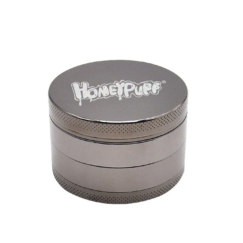 
Weed Grinder Rose Gold Stainless Steel Card Titanium Sublimation White Herb Grinder 