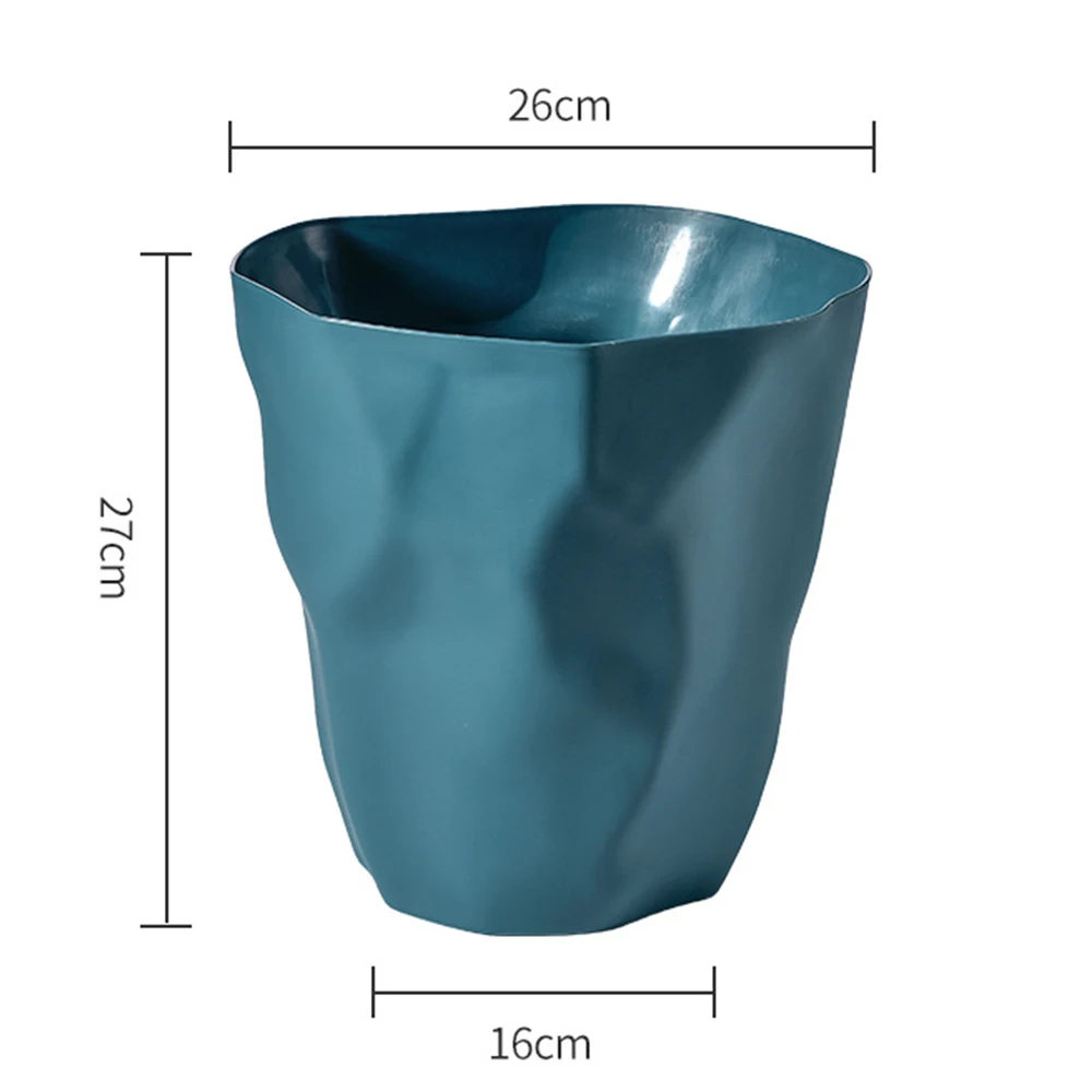 Wholesale custom logo high quality round plastic trash can 27cm Standing trash bin