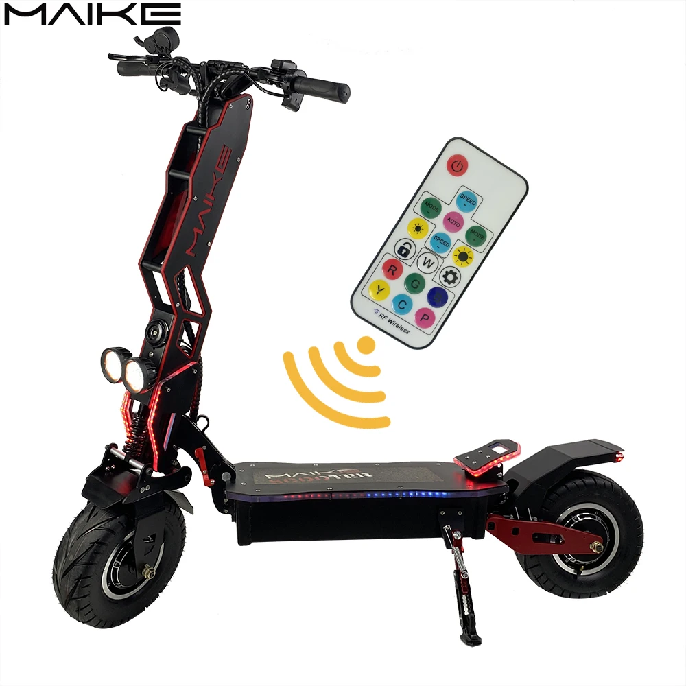 
Wholesaler Maike mks 60v 8000w dual motor high speed foldable e scooter offroad 13 inch electric mobility scooter 