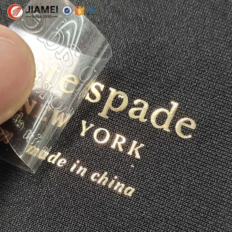 
High Quality Heat Transfer Gold Vinyl Film Letter Brand Heat Press Size Label 