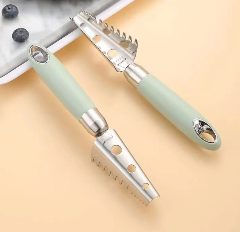 Muti Functional Kitchen Utensil Fish Scale Remover Scraper Efficient Tool for Removing Fish Scales