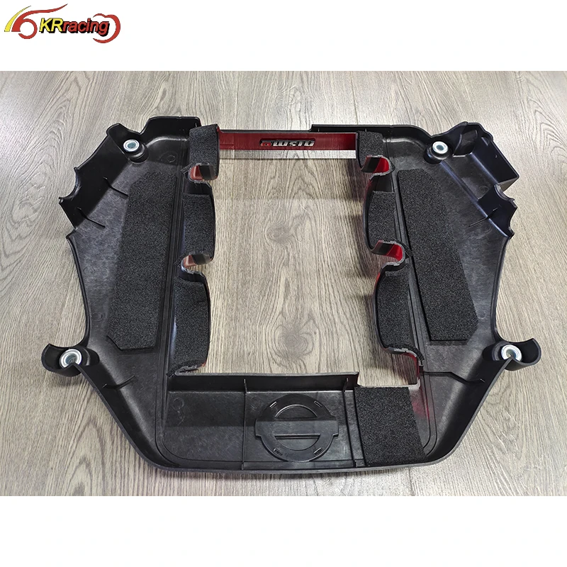 Пластиковая крышка двигателя красного и золотого цвета для Nissan GTR R35