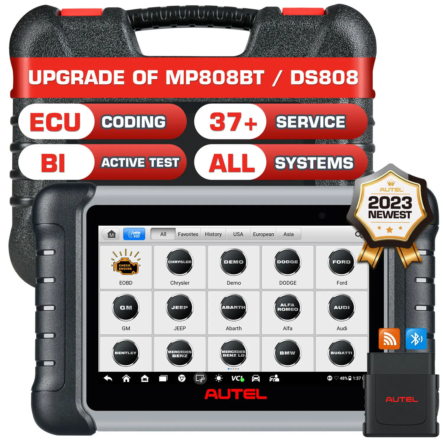 Autel Maxipro MP808BT Pro Kit Autel Official Store Wholesale Scanner Car Diagnostic Tools For All System