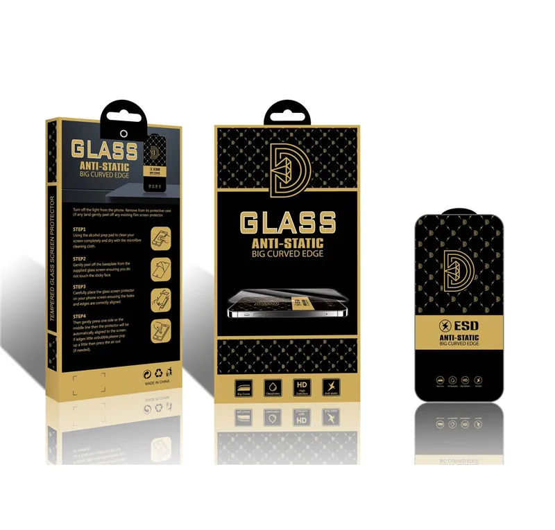2022 9D Glass For Iphone 14 Pro Max Mini Phone Screen Film Full Glue Tempered Protective Glass Screen Protector