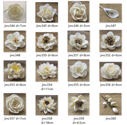 high quality lotos style diffusre flower water lily  shape sola flower  dia 8cm (002)