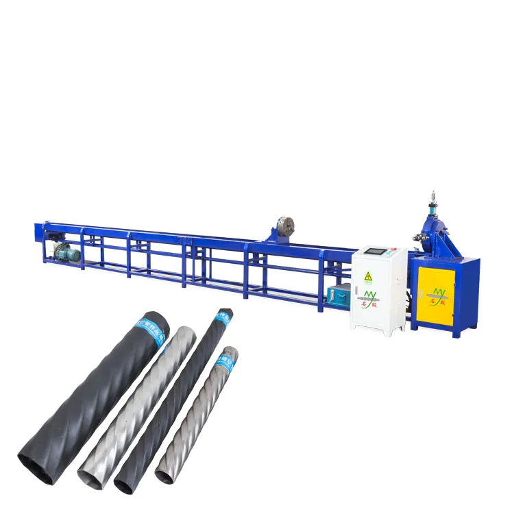 Изготовленная на заказ ручная металлическая труба из нержавеющей стали резьба/скручивание/ребристая Концевая формовочная машина декоративная машина для изготовления труб