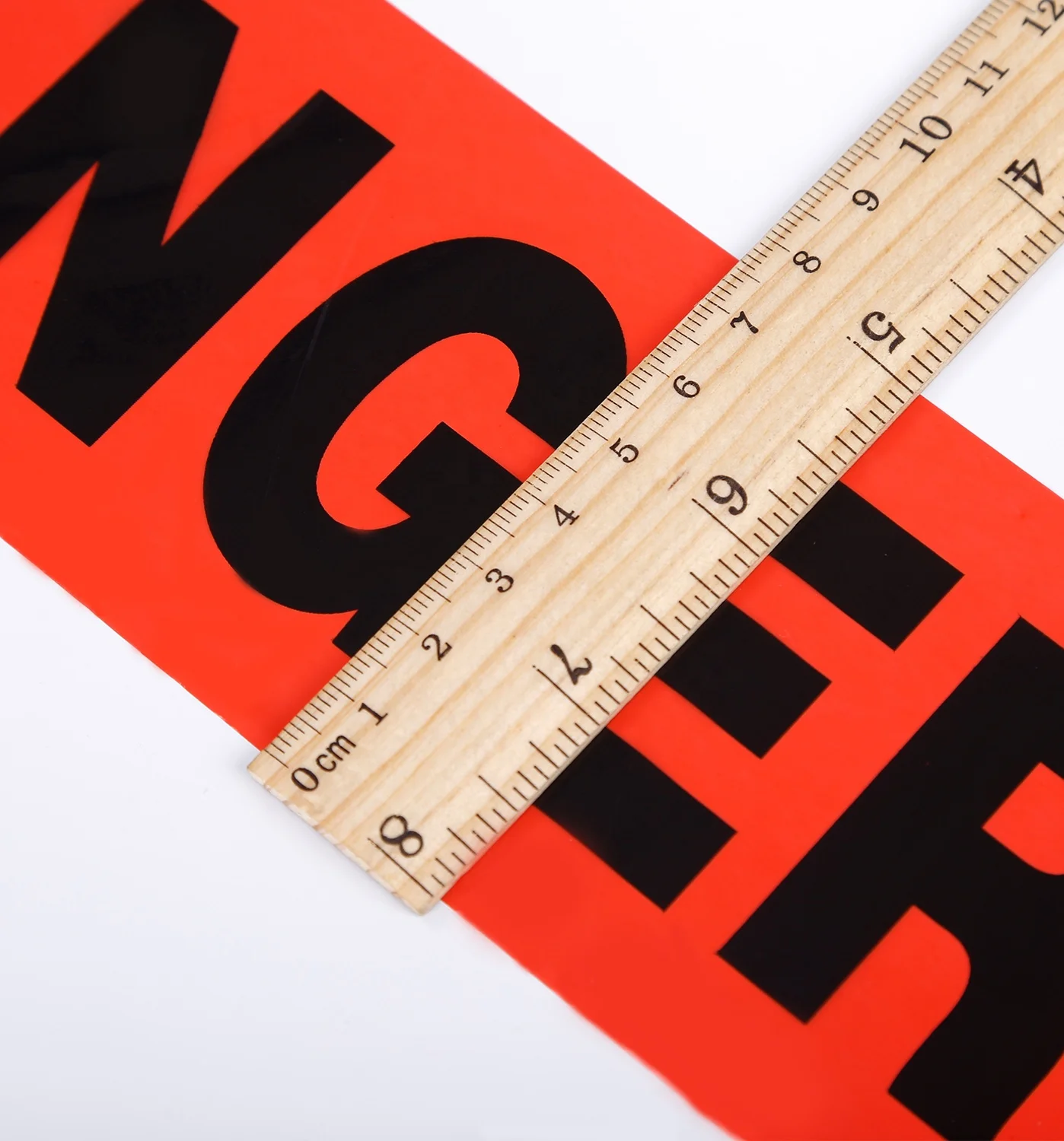 Red and White Warning Barrier Tape 7.5cm Underground LDPE 300m Supplier Marking Black and Yellow China Factory C