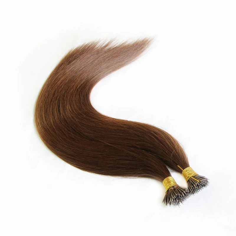 Qingdao suppliers provide high quality  Double Drawn Italian Keratin Prebonded I Tip of 100%  Virgin Remy Martin extensions