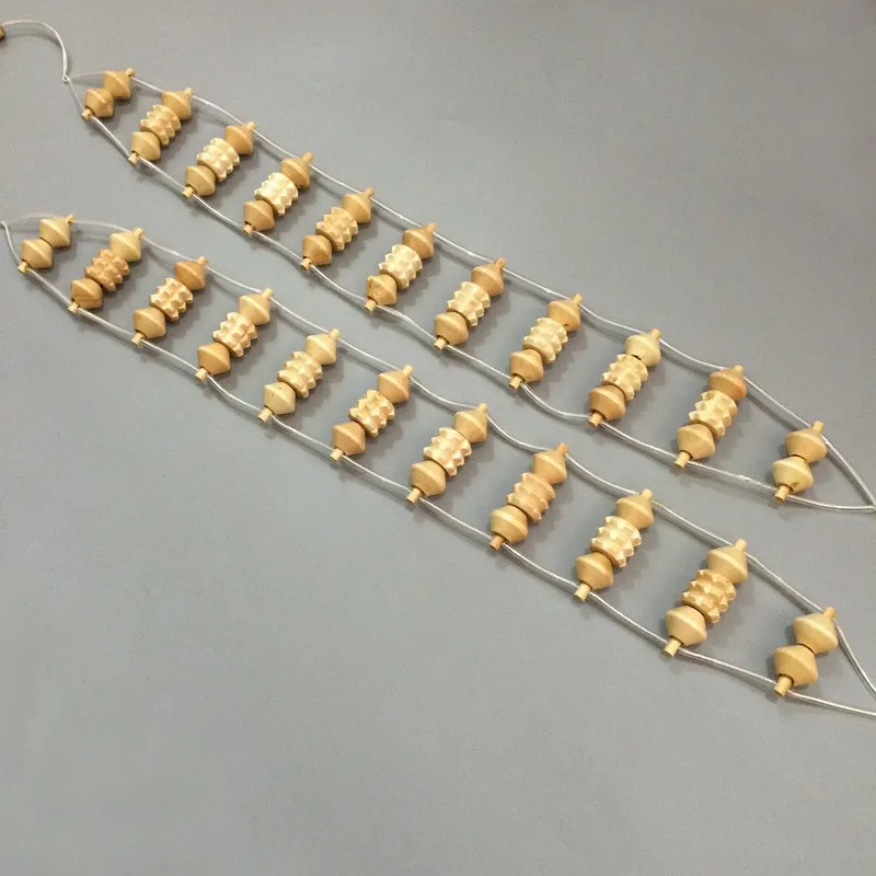 Best-Selling Beech Wood Scrapping Board Anti-Cellulite Massager with Polished Technique Lymphatic Drainage Therapy Massage Tool