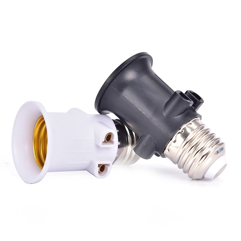 AC100-240V 4A E27 ABS EU Plug Connector Accessories LED Bulb Adapter Lamp Holder Base Screw Light Socket Conversion for Lights
