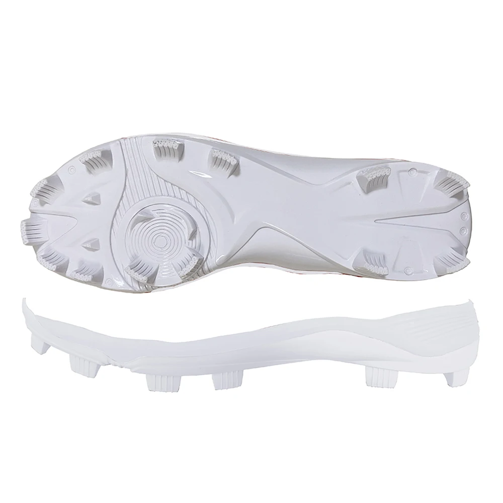 New design customized brand men grey training baseball sport shoes,anti-slip molded baseball TPU cleats shoes, zapatillas de bei