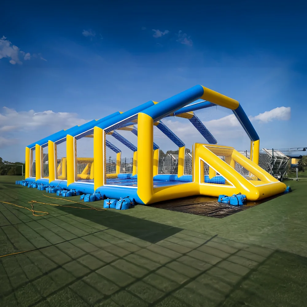 Inflatable soccer structure tennis sports stadium pitch Field Inflatable Football Inflatable Football Arena Court