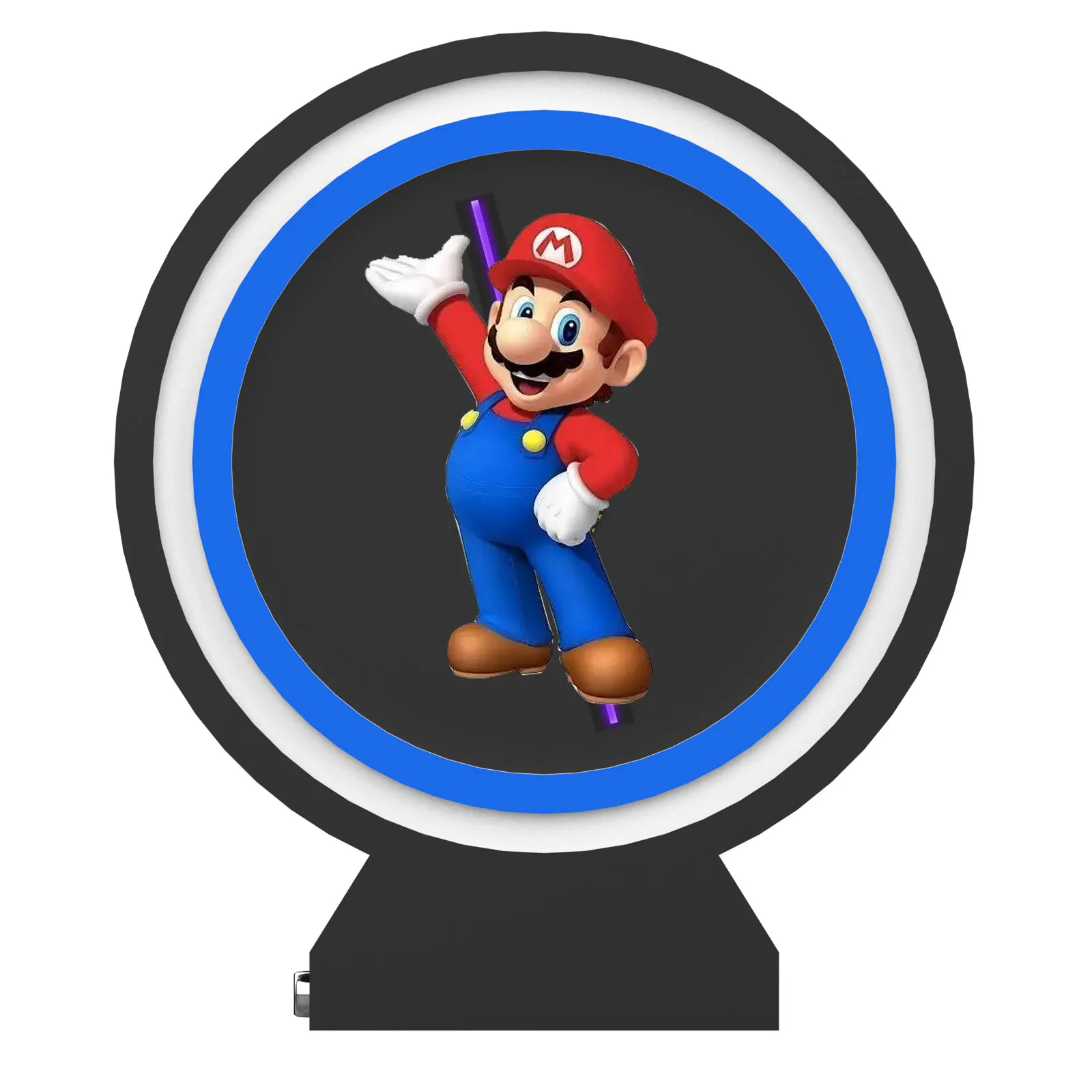 Missyou 3D Hologram Fan,14cm 3D Hologram Projector Advertising Display with 700 Video Library and 128 LED