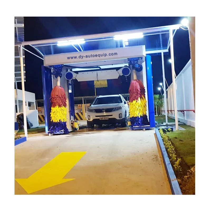 DY-W300 automatic tunnel car wash machine Moving roll over car drying blowers machine for a lot of mud cars