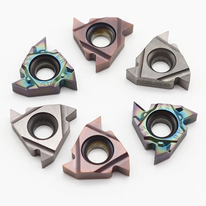 CNC lathe Cutting Tool Internal External thread carbide insert 11 22 16ER 16IR  AG60 AG55  1.5 2 2.5 3  pitch Turning insert