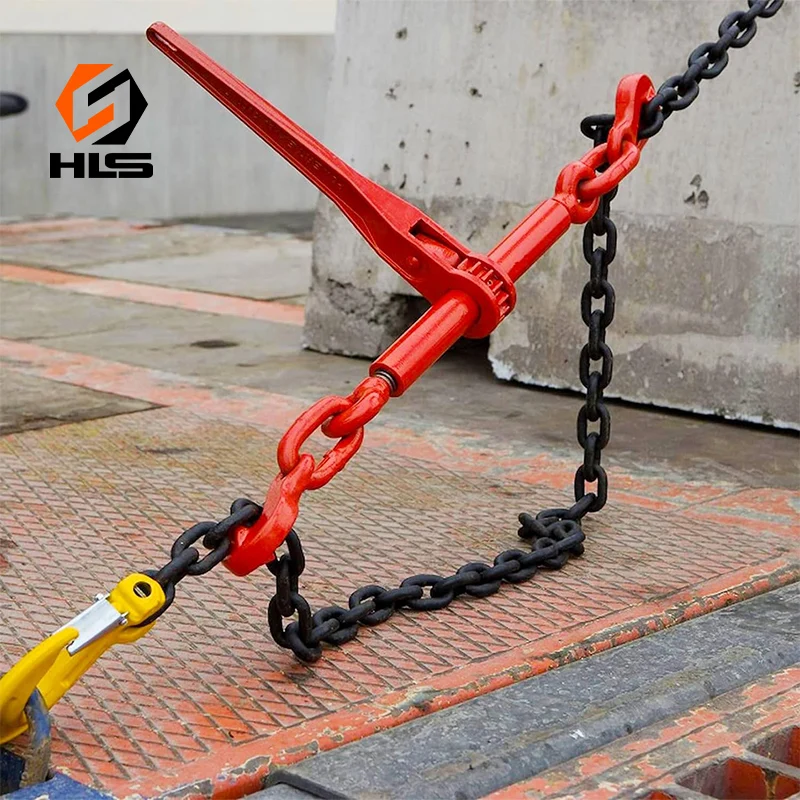 G80 Galvanized Alloy Steel Heavy Duty Truck Load Binder Ratchet Chain Tensioner
