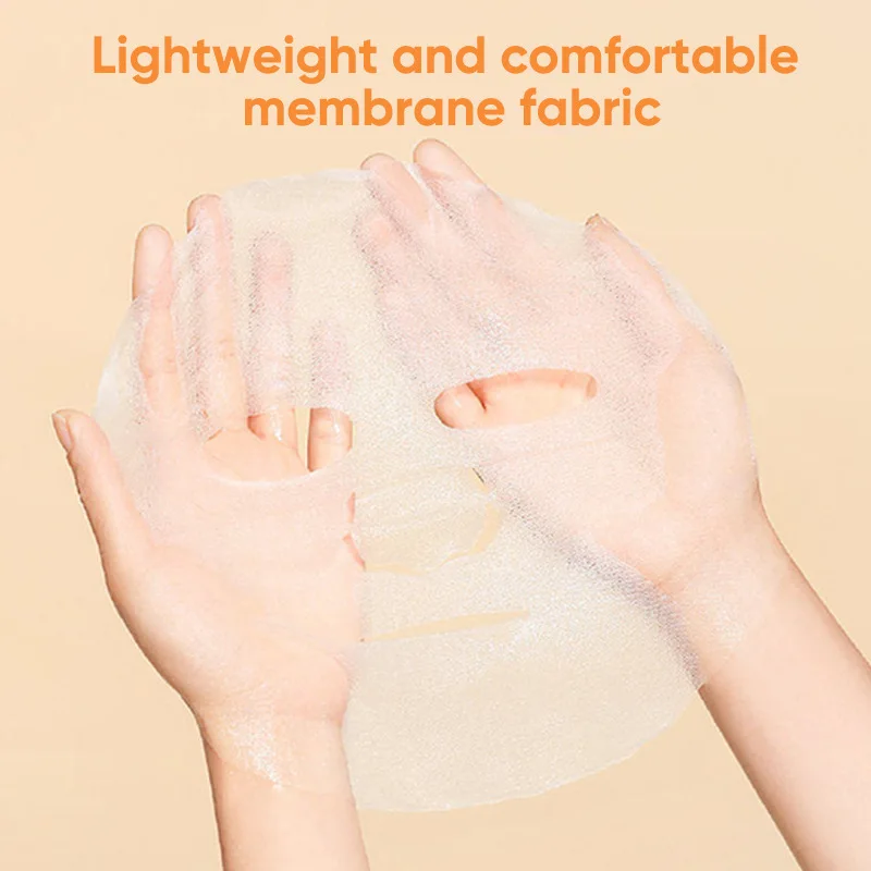 Wholesale Price Skin Care Facial Sheet Mask Natural Hyaluronic Acid Vc Whitening moisturizing sheet Facial Mask