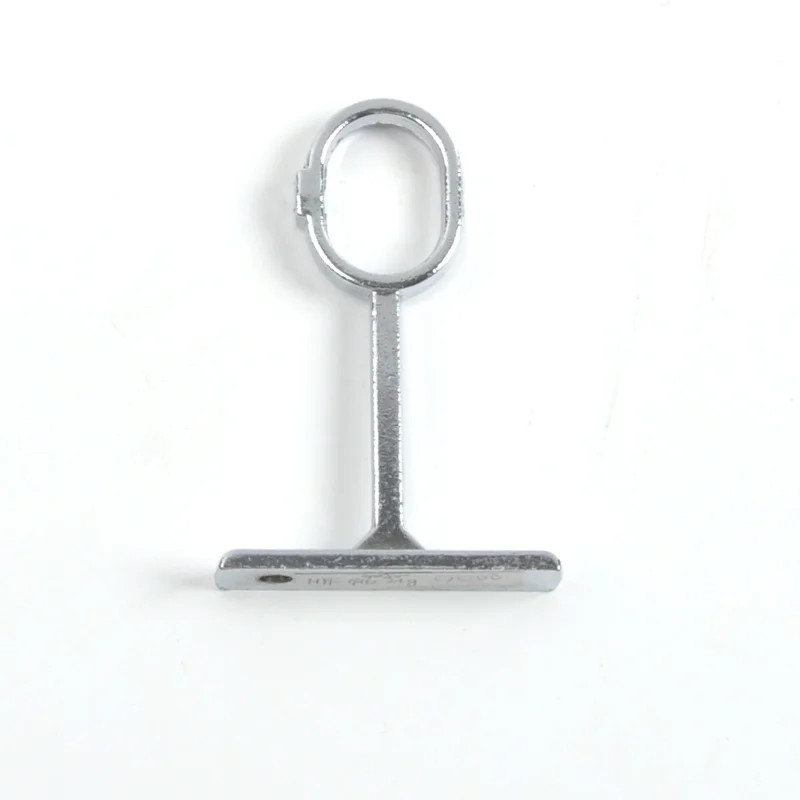 Wardrobe Tube Holder Rail Support Cabinet Fittings Upper Mounted  Wardrobe Metal Hanging Flange Tube Holder