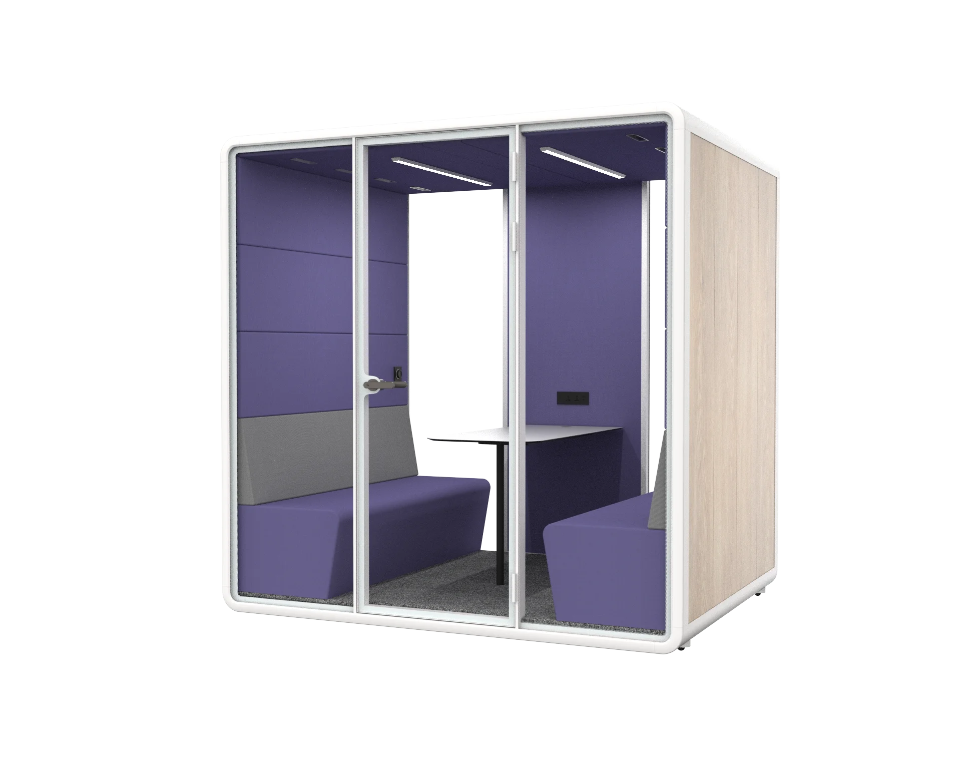 Multi-Color Customization Professional Soundproof Studio Meeting Room Luxury Furnished