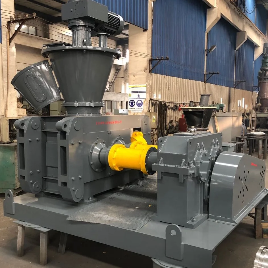 Chemical mineral fertilizer Powder material hydraulic mechanical high pressure no binder NPK nugget briquetting machine