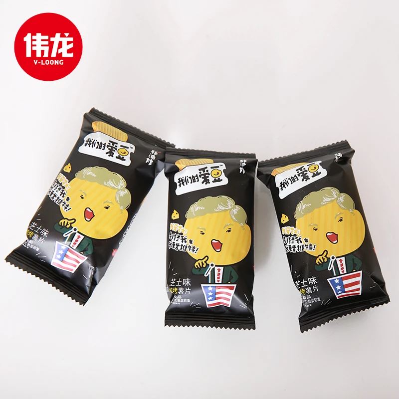 WEILONG Potato chips Cheese flavor baked snack potato chips potato chips Cheese flavor food