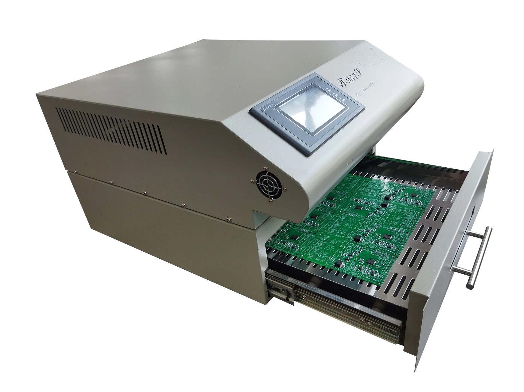 New Touch Screen Lead Free Puhui Reflow Oven T-937S PCBA BGA LED reflower infrared hot air heat