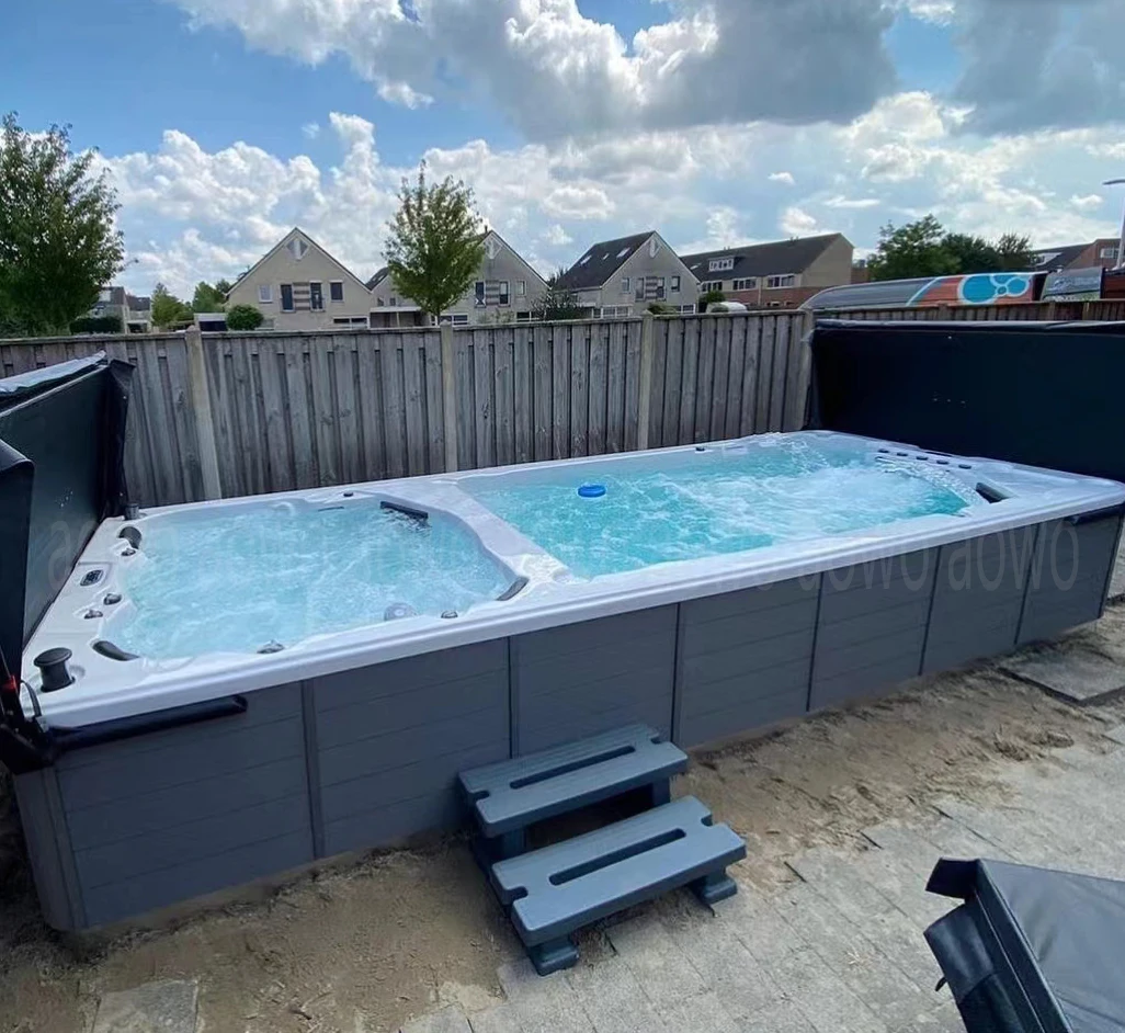 built-in fiber carylic 6m swim pool balboa siil lawasaayo  hot tube outdoor whirlpool tubs Bathtub  plunge ice bath cold pool