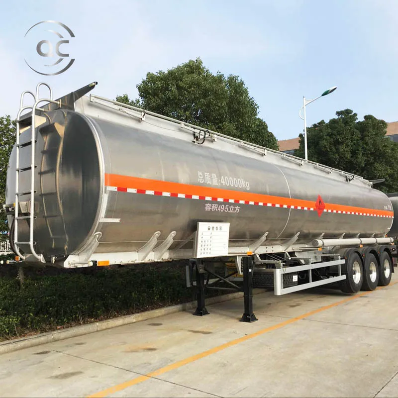 40000l 45000l ZW Group 3 Axles Fuel Tank Trailer Oil Tanker Truck Petrol Tanker Diesel Gasoline Tank Truck Trailer