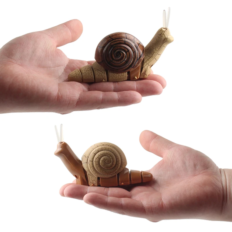 Light Remote Control Snail Model Toy Simulated Animal RC Toy Set Educational Toy