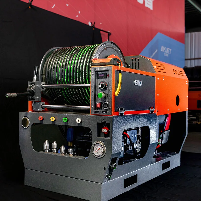 AMJET Efficient 4350psi 300bar Energy Saving Beautiful and Easy to Operate High Pressure Washer Sewer Cleaner