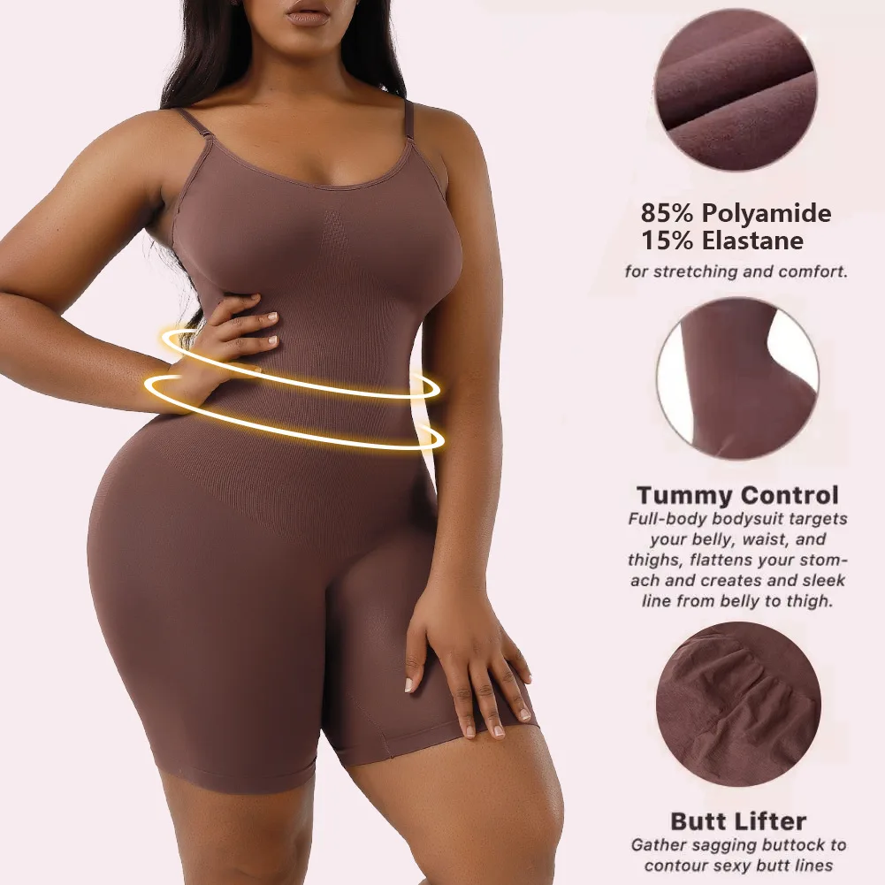 Hot Sale Seamless Bodysuit Butt Lift Shapers For Women Full Body Bodyshapers