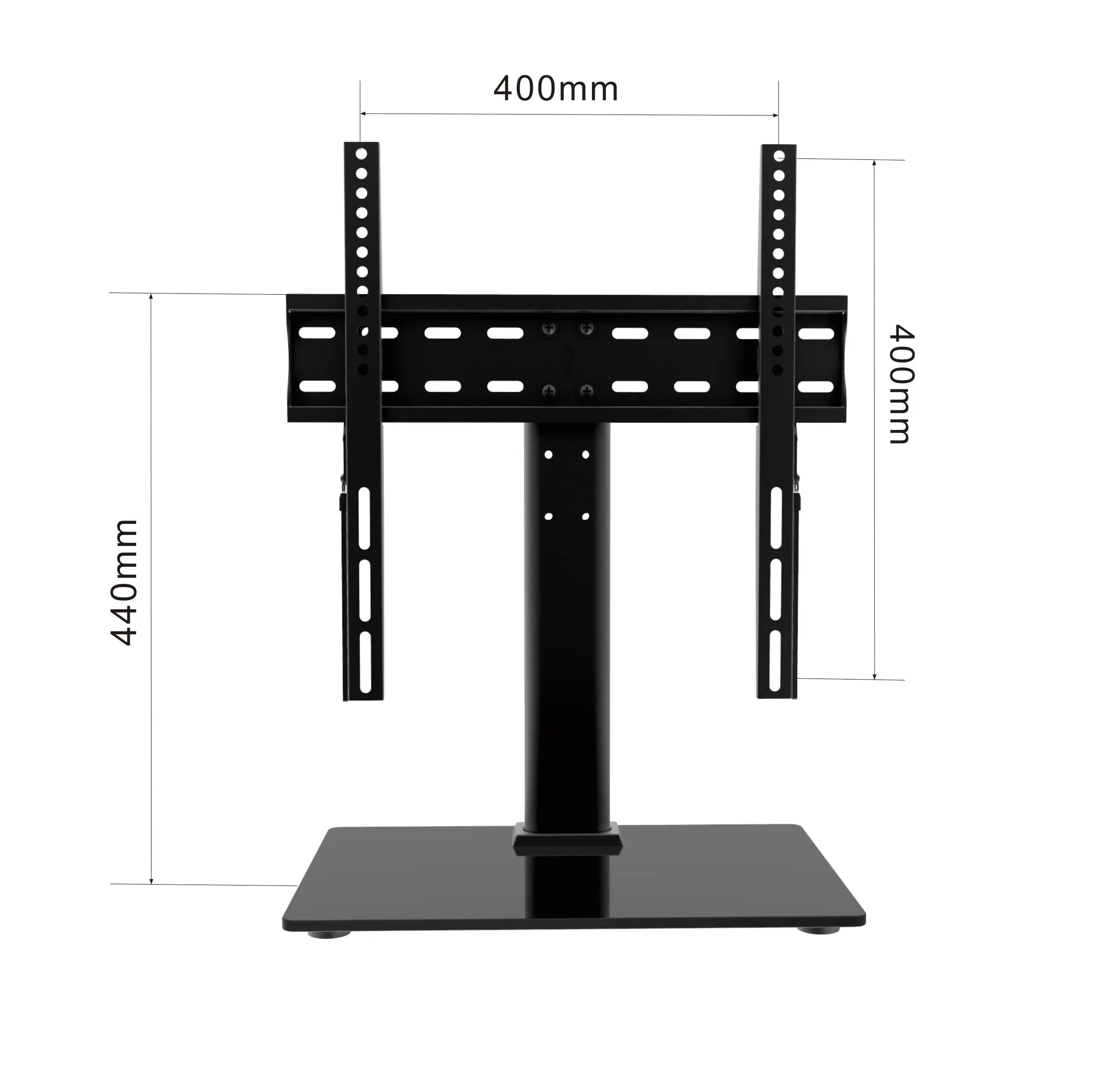 New style 23-55 inches Universal 400X400mm VESA base bracket desktop  tv bracket