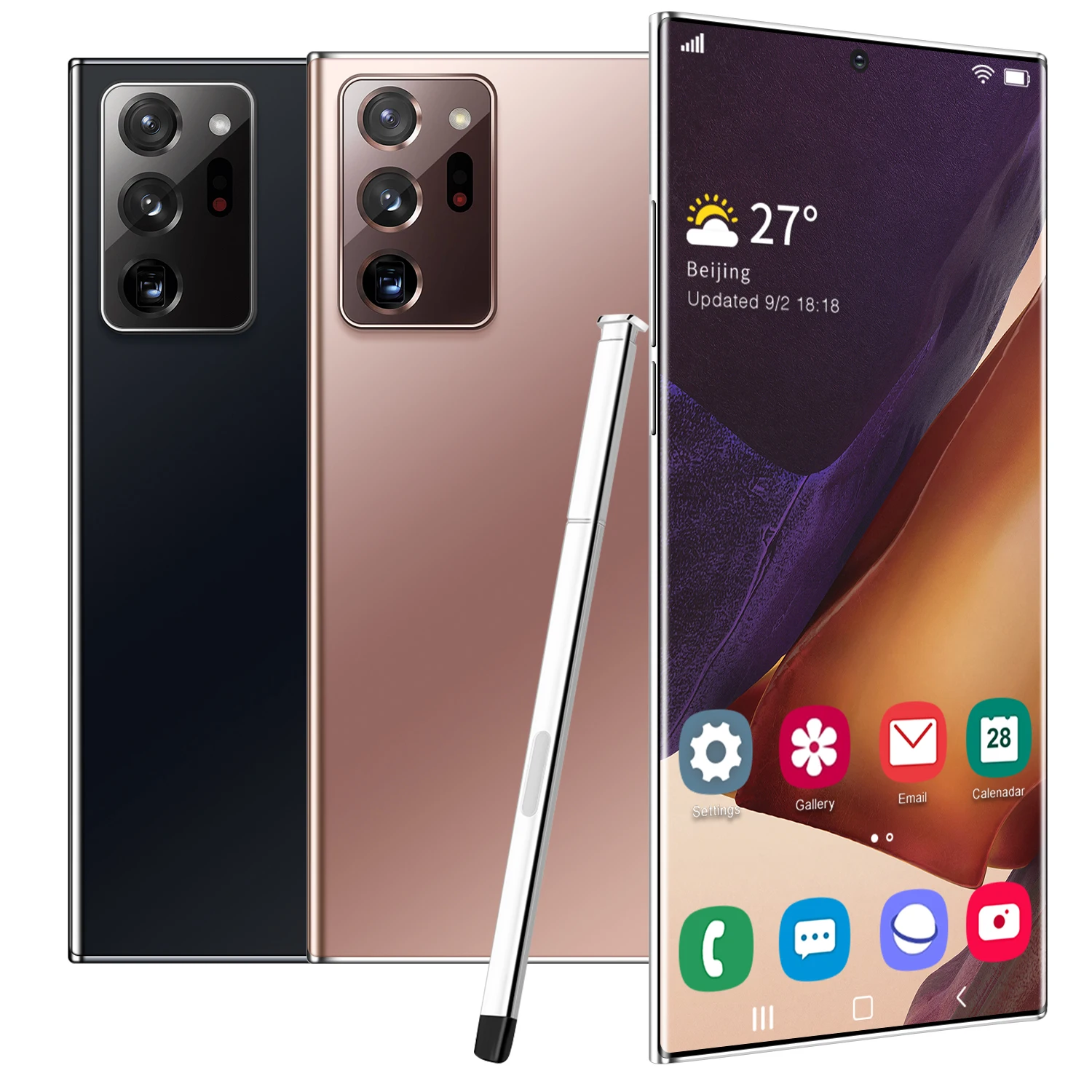 Оригинальный смартфон Note20U + 8 Гб 2020 ГБ 512 дюймовый AMOLED экран на базе Android 6 9 новинка 10