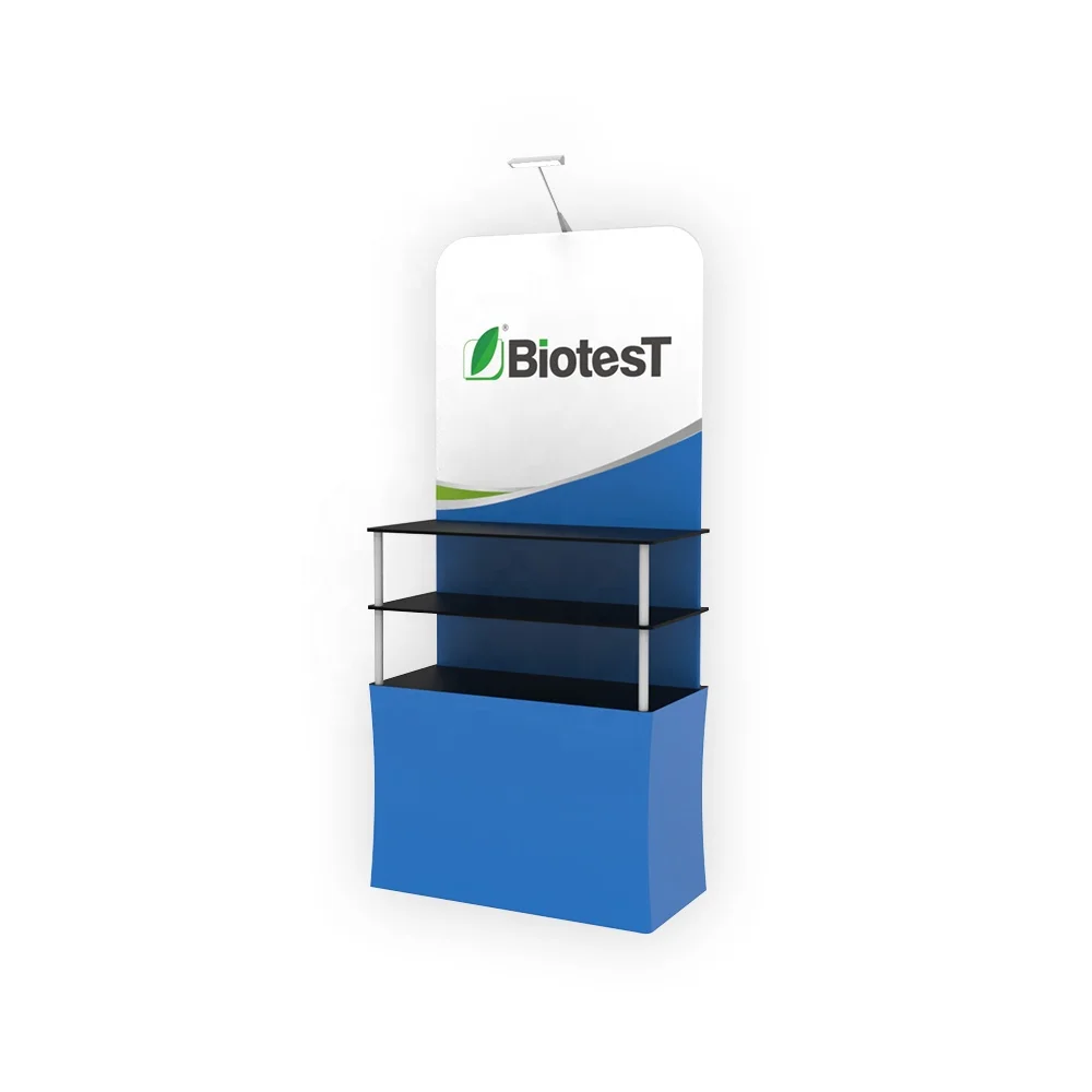 New Promotion counter Trade Show Booth Display Racks Exhibition Booth Counter For Modular Exhibition Stand
