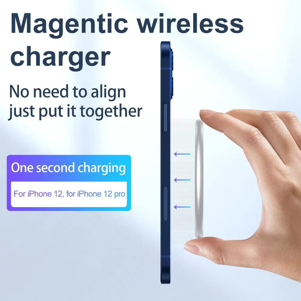  IPSKY завод Пользовательский логотип для iPhone Универсальные тонкие портативные зарядные устройства мобильный телефон qi быстрое магнитное Беспроводное зарядное