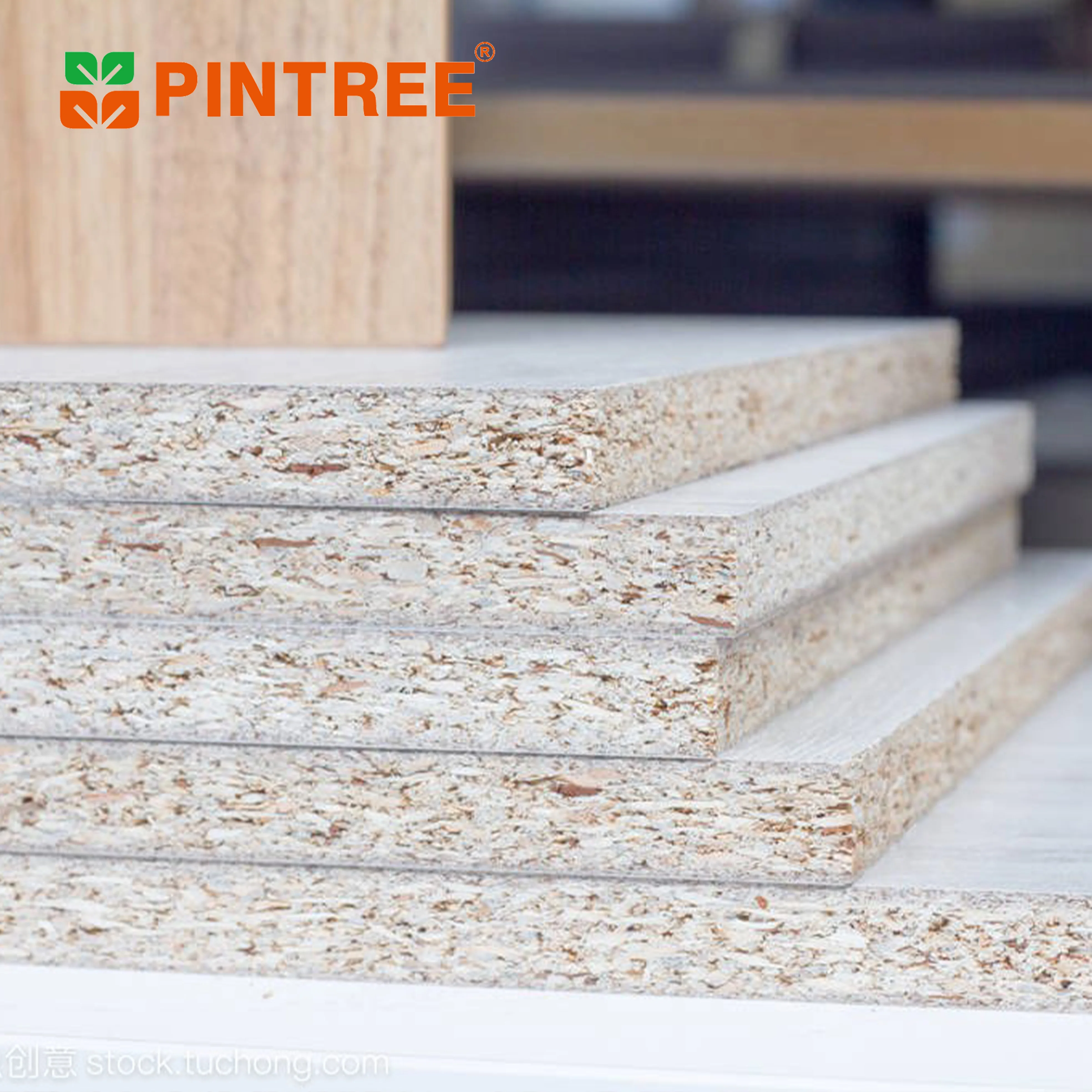 wholesale white Melamine Laminated mfc Particle Board chipboard